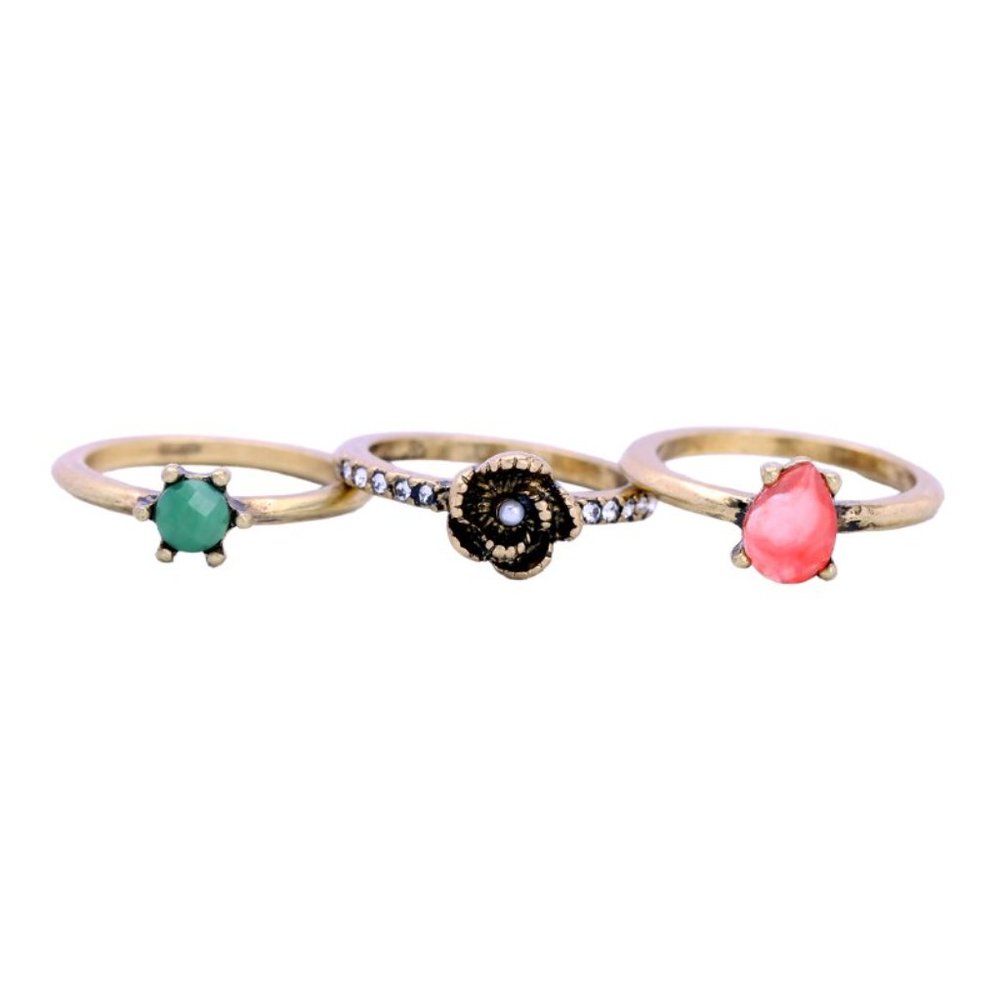 3x Sets of Boho Rings